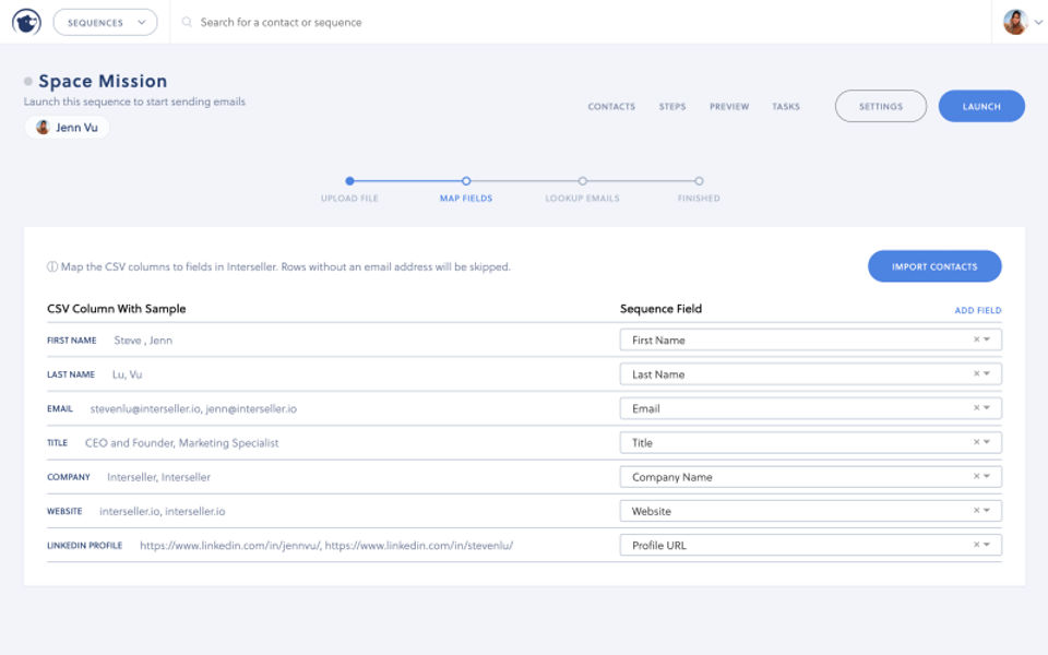 Interseller screenshot
