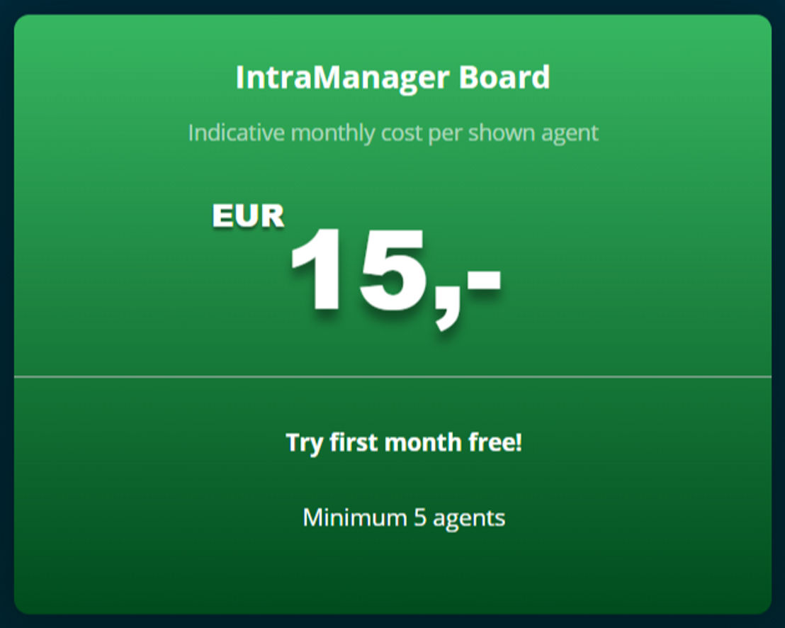 IntraManager Board pricing 1