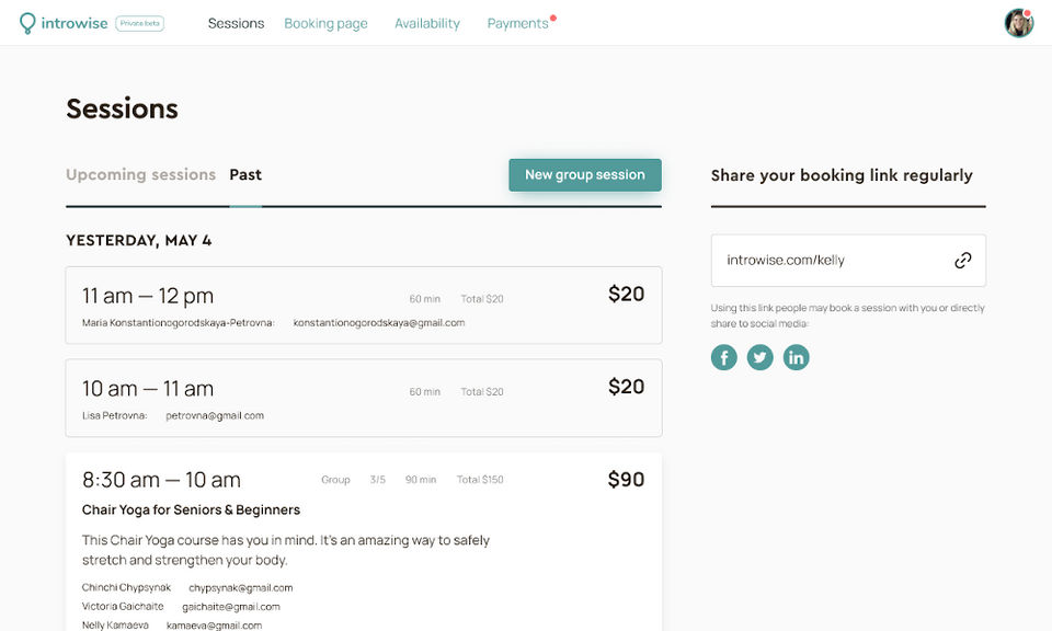 Introwise screenshot 2
