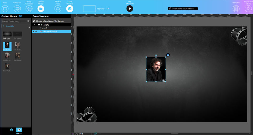 Intuiface Digital Signage Software screenshot