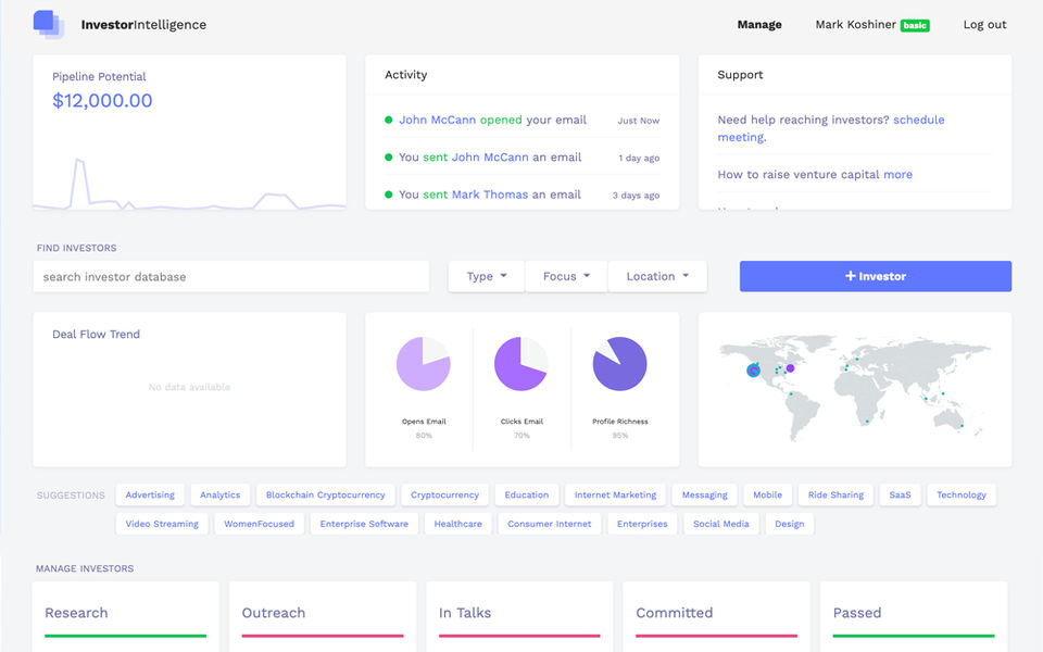 Investor Intelligence screenshot 1