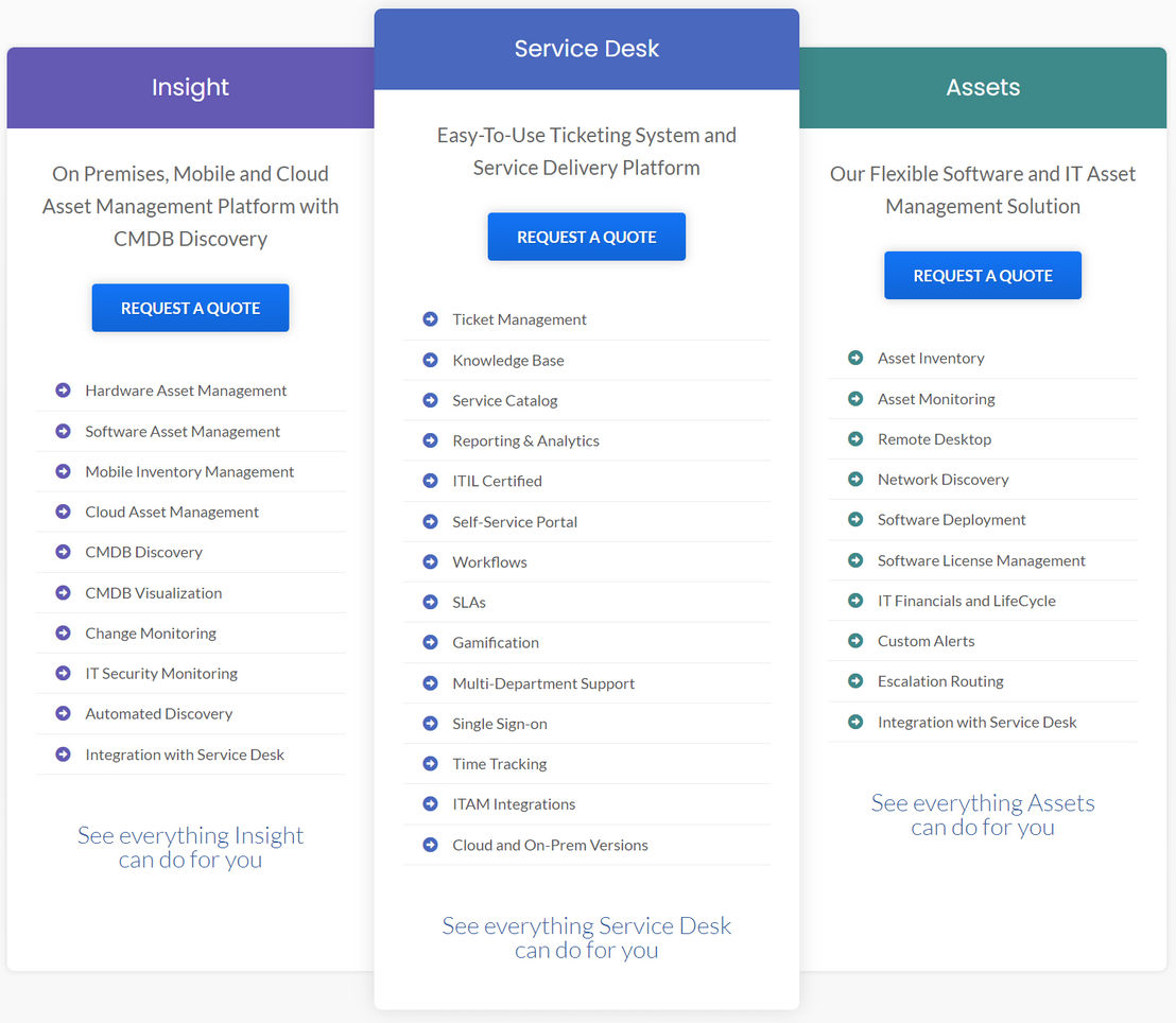 InvGate Service Desk pricing 1
