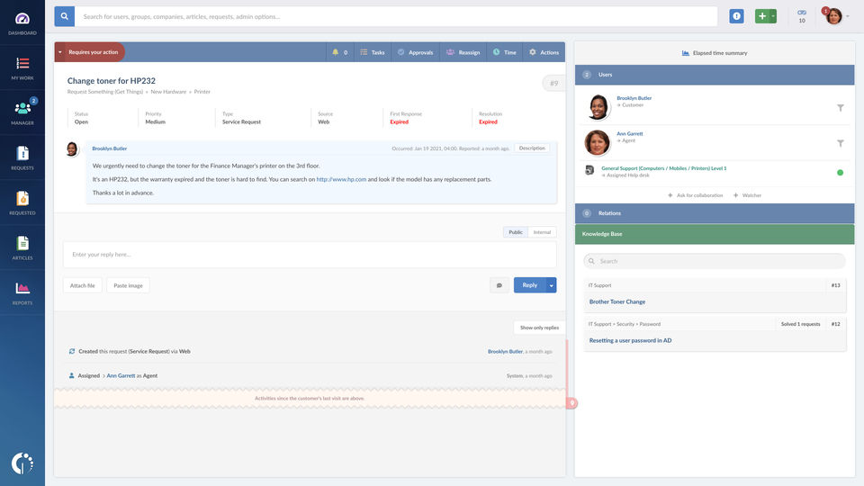 InvGate Service Desk screenshot 2