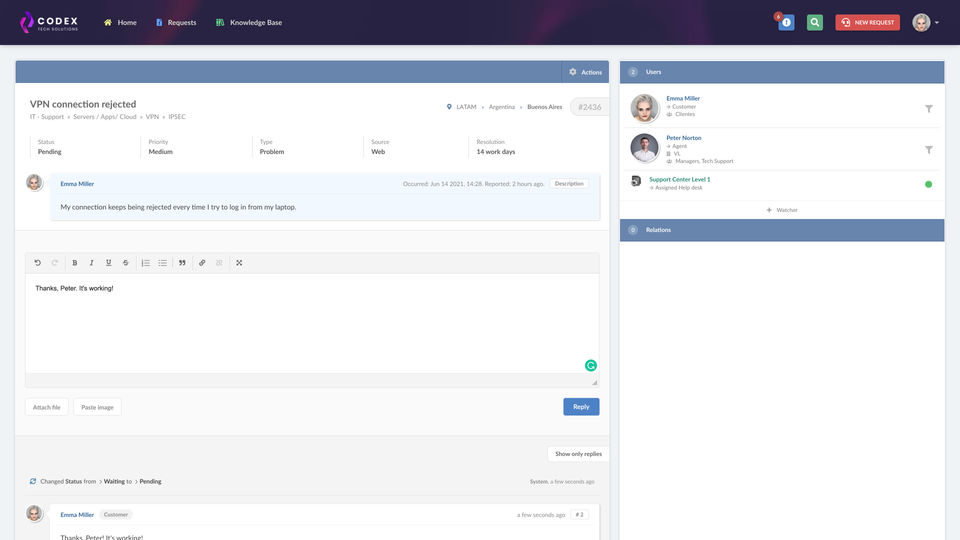 InvGate Service Desk screenshot 4