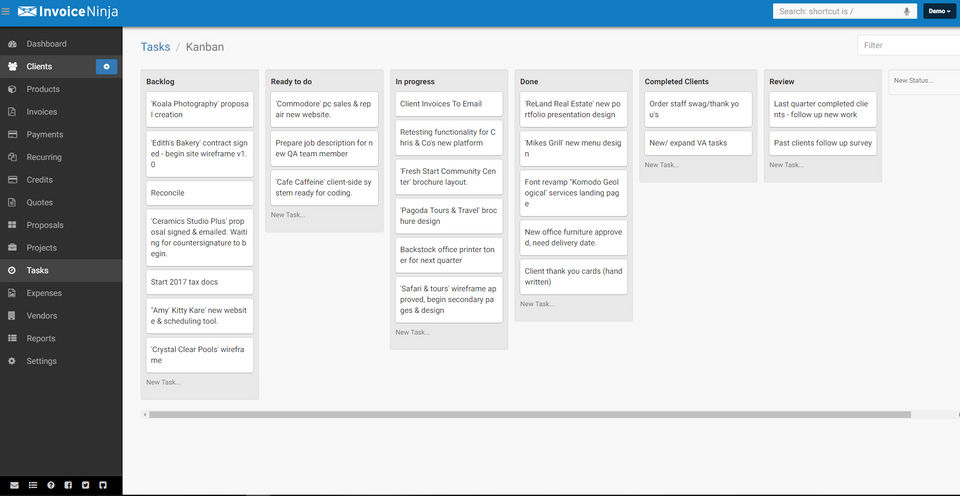 Invoice Ninja screenshot 2