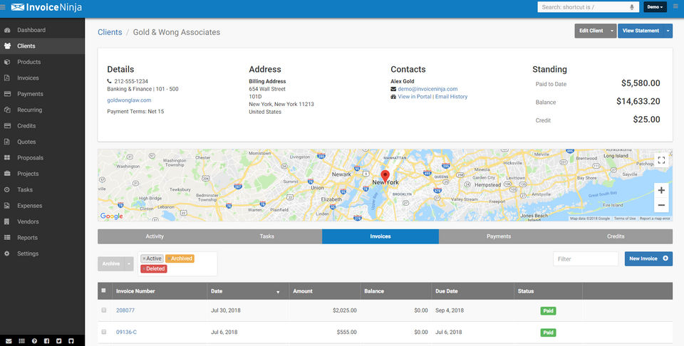 Invoice Ninja screenshot 4