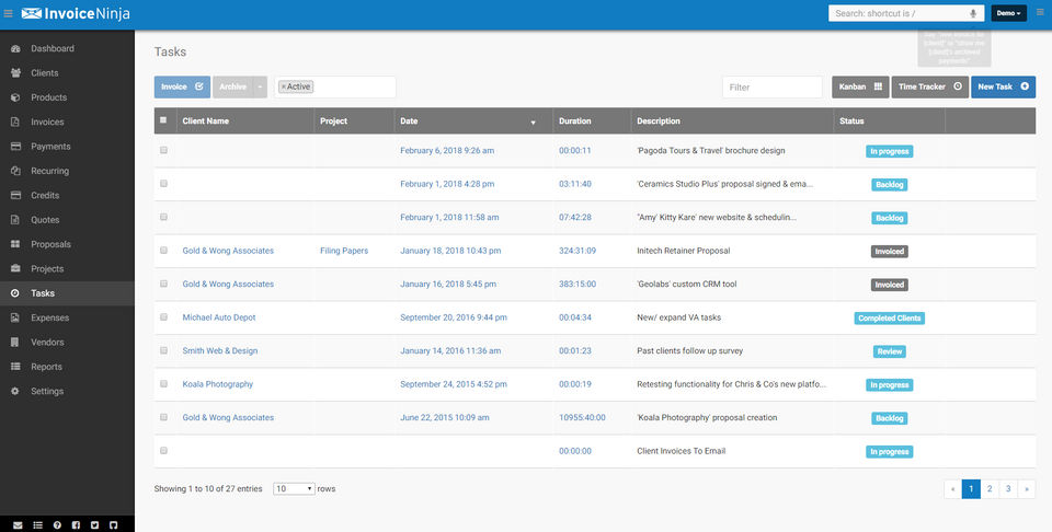 Invoice Ninja screenshot 3
