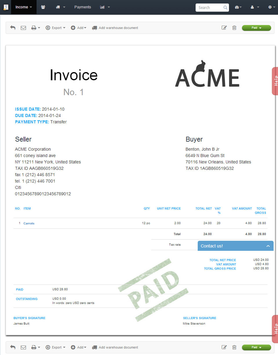 InvoiceOcean screenshot 4