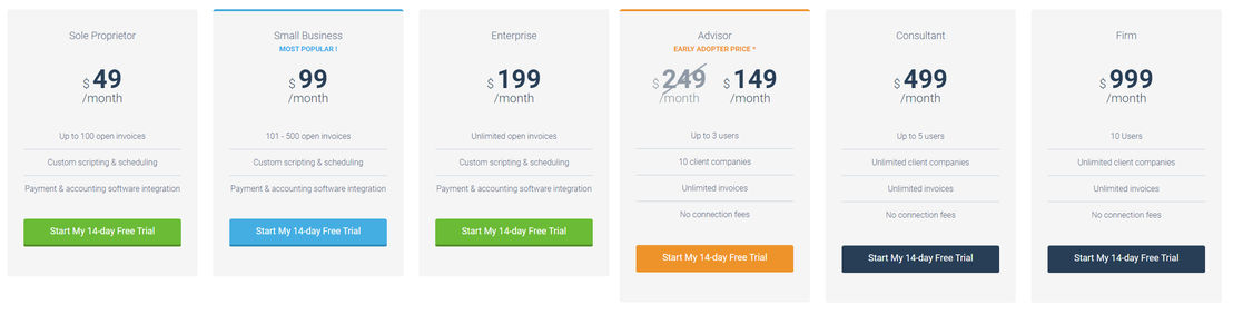 InvoiceSherpa pricing 1