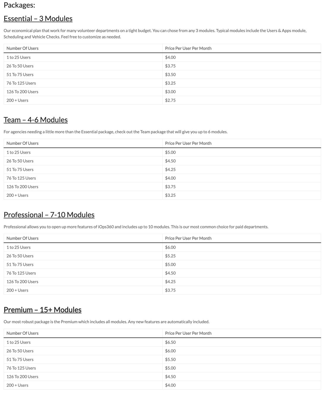iOps360 pricing 1