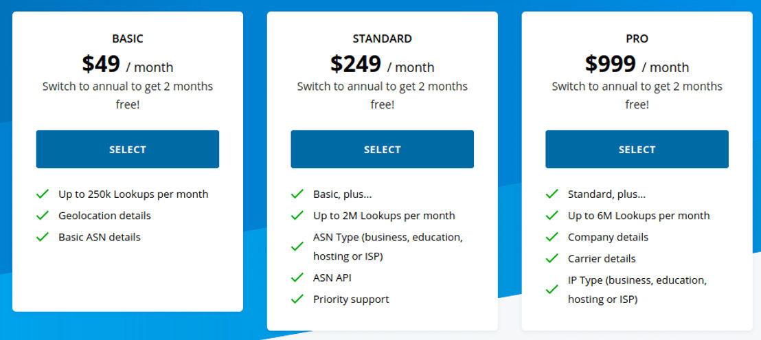 IPinfo.io screenshot 1