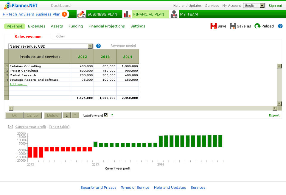 iPlanner.NET screenshot 1