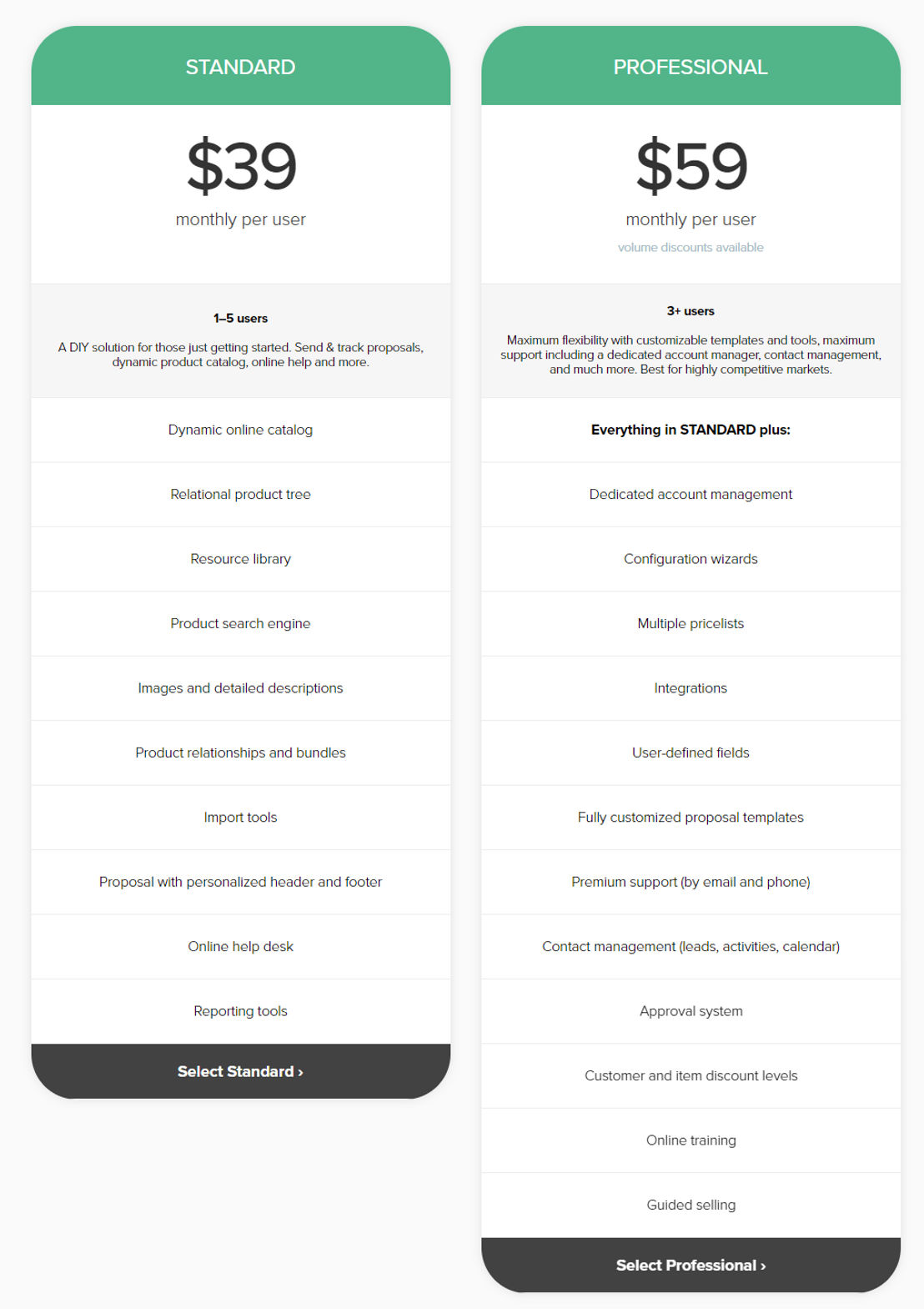 iQuoteXpress pricing 1