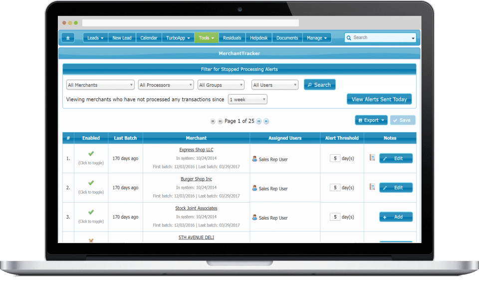 IRIS CRM screenshot 1