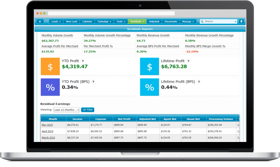 IRIS CRM screenshot 2