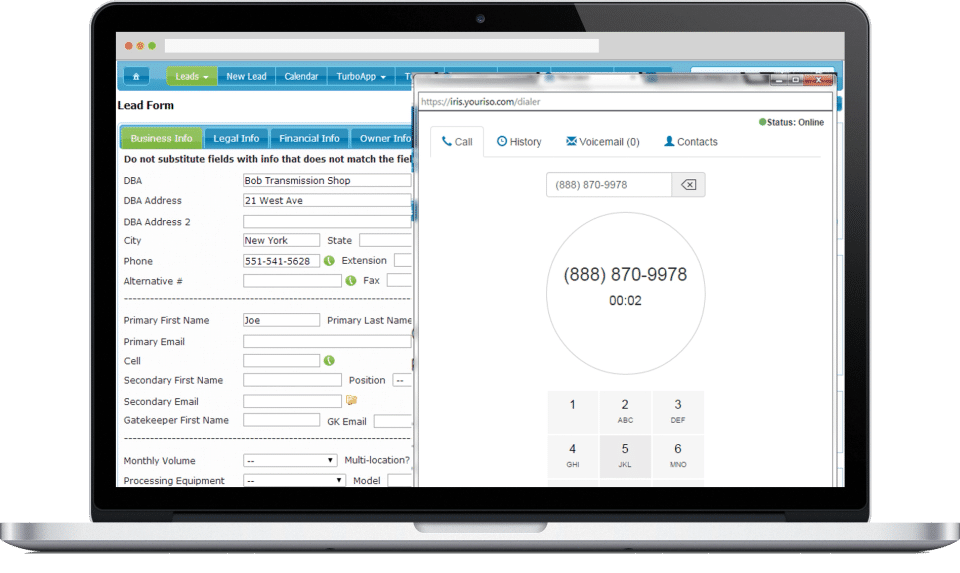 IRIS CRM screenshot 4