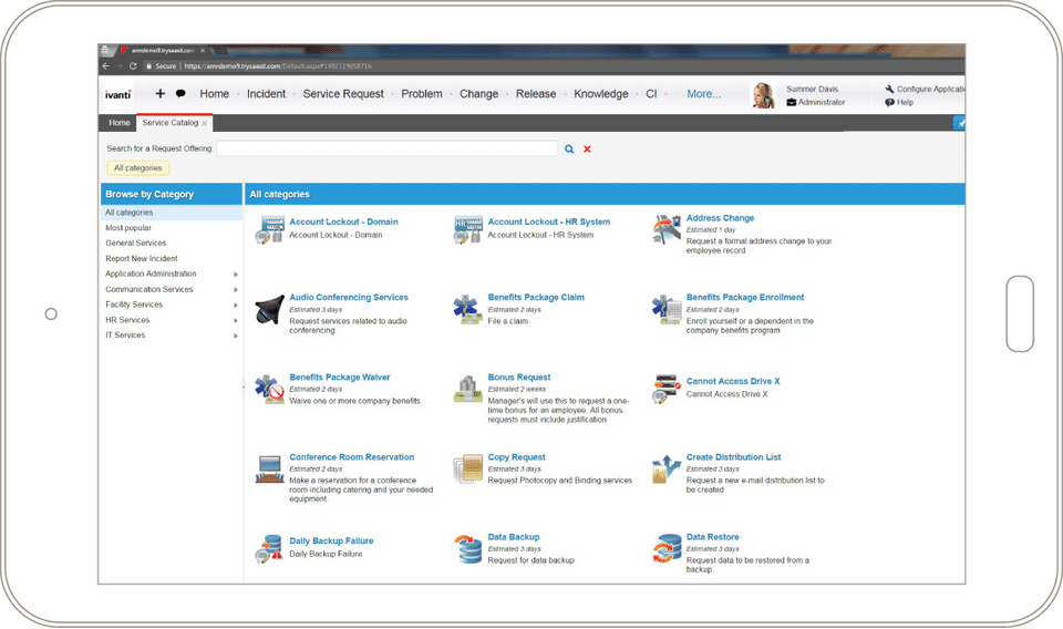 Ivanti Service Manager screenshot 2