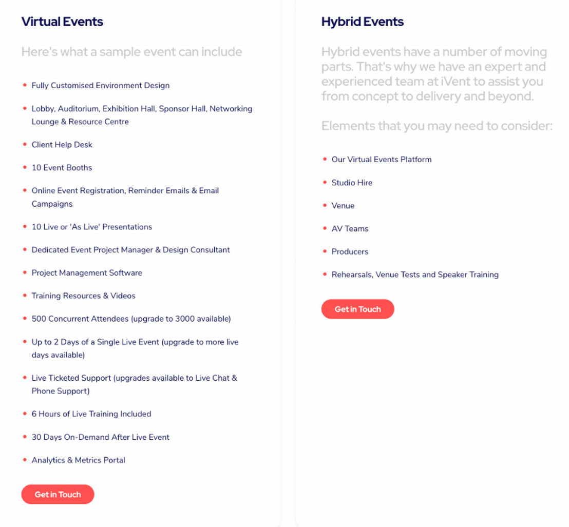 iVent screenshot 1