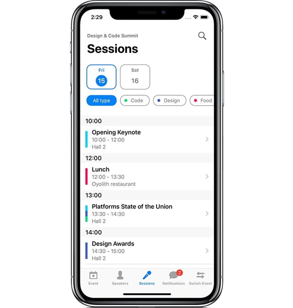 iventlist screenshot 3