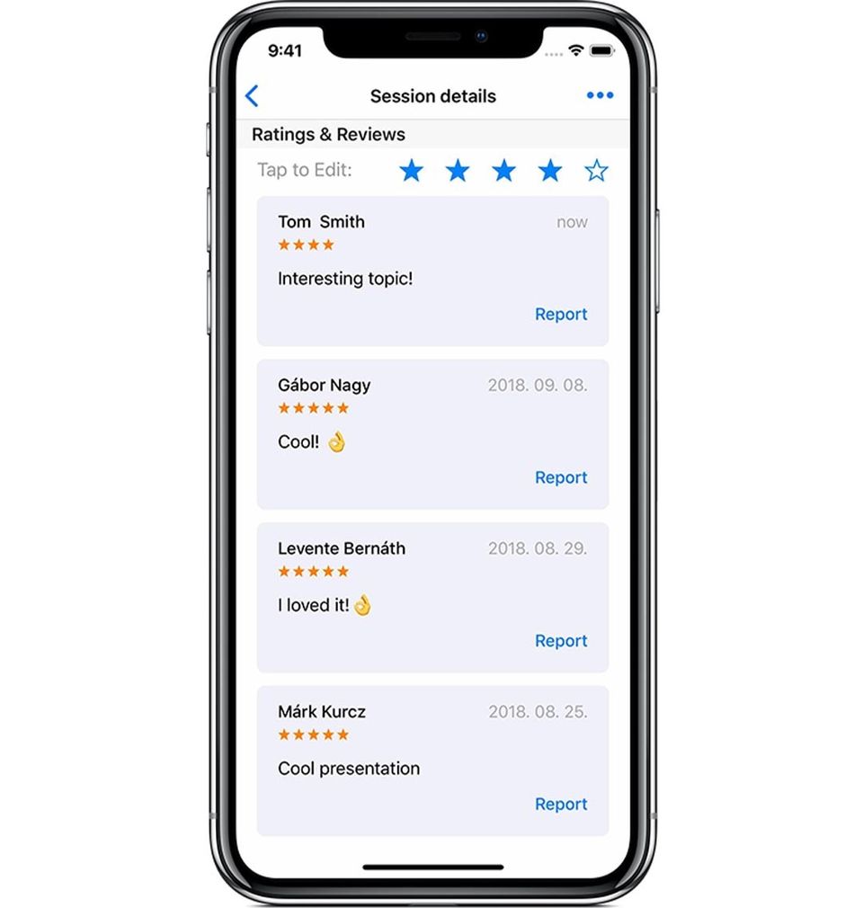 iventlist screenshot 1