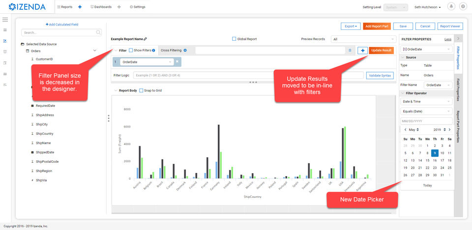 Izenda screenshot 1