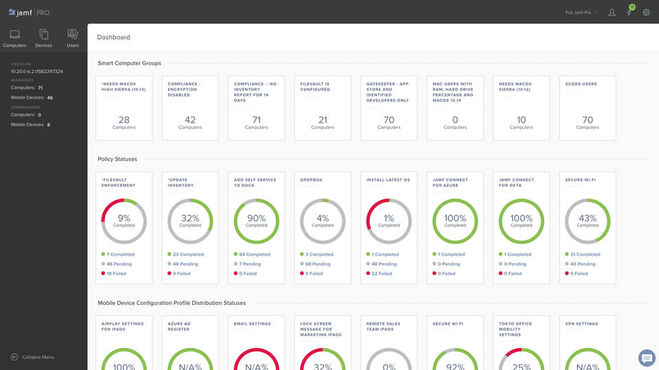 Jamf Pro screenshot 1
