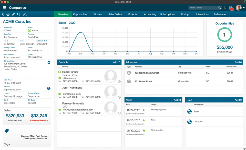 Jarvis CRM screenshot 4
