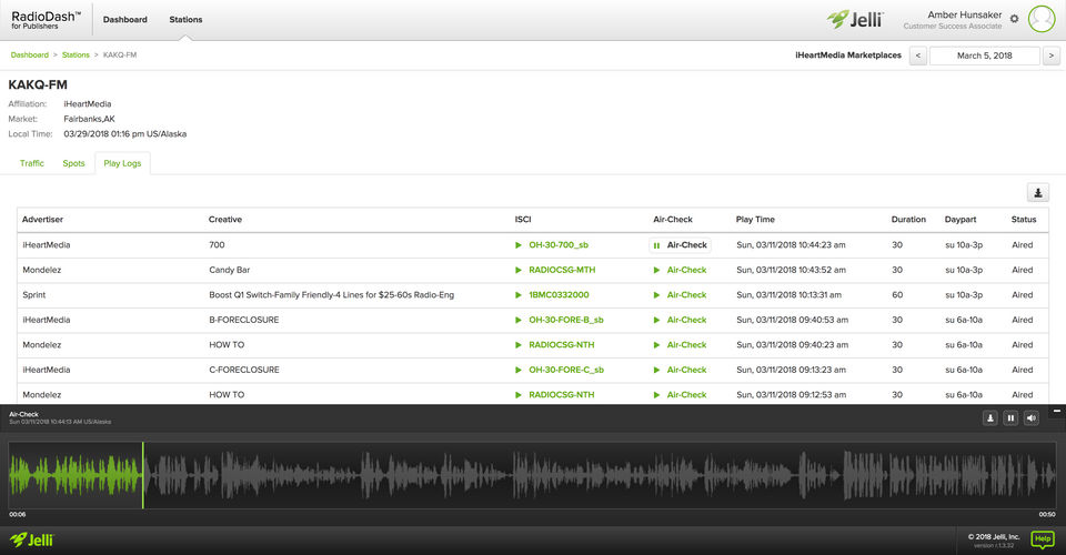 Jelli RadioSpot screenshot