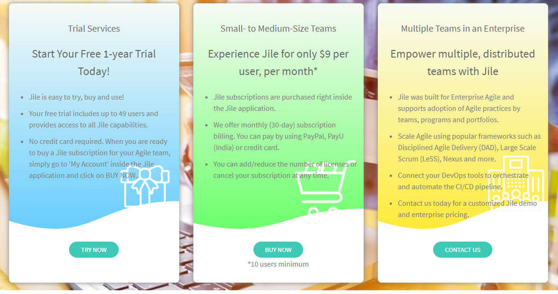 Jile pricing 1