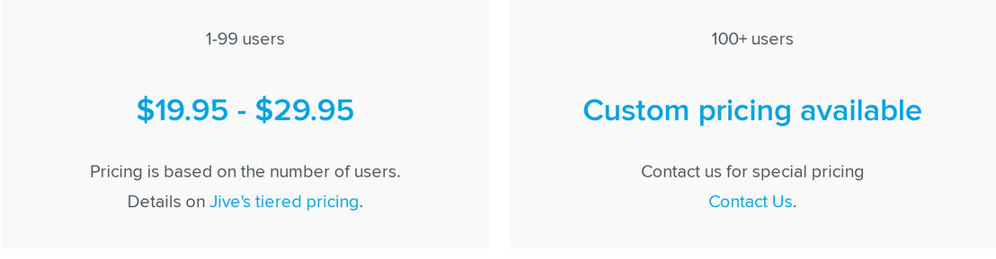 Jive Voice pricing 1