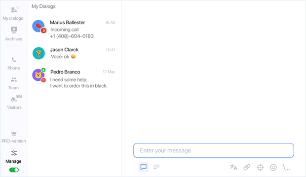 JivoChat screenshot 1