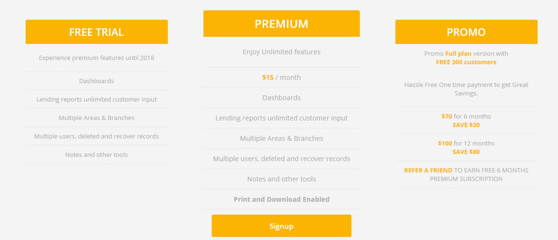 JMB Lending pricing 1