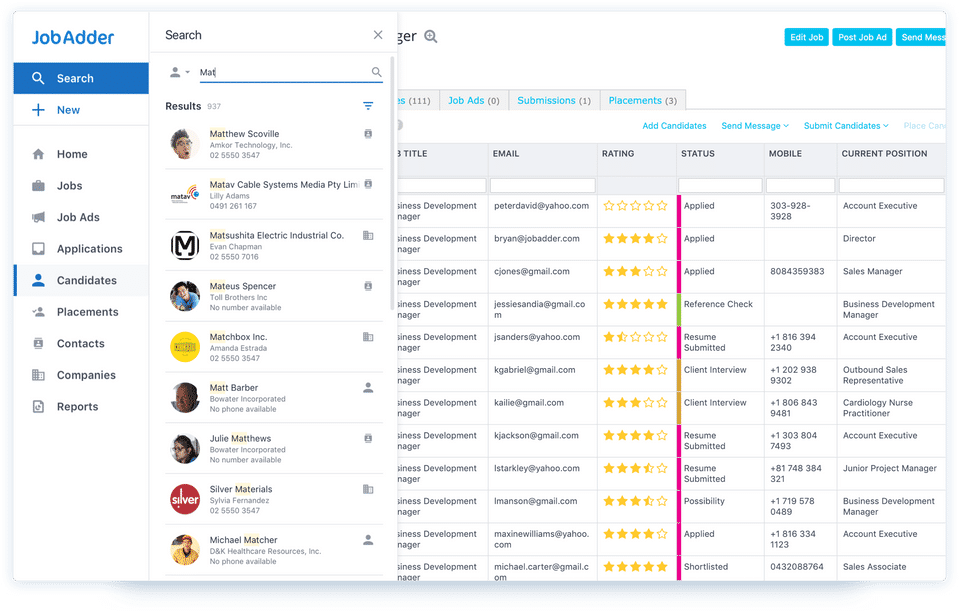 JobAdder screenshot 3