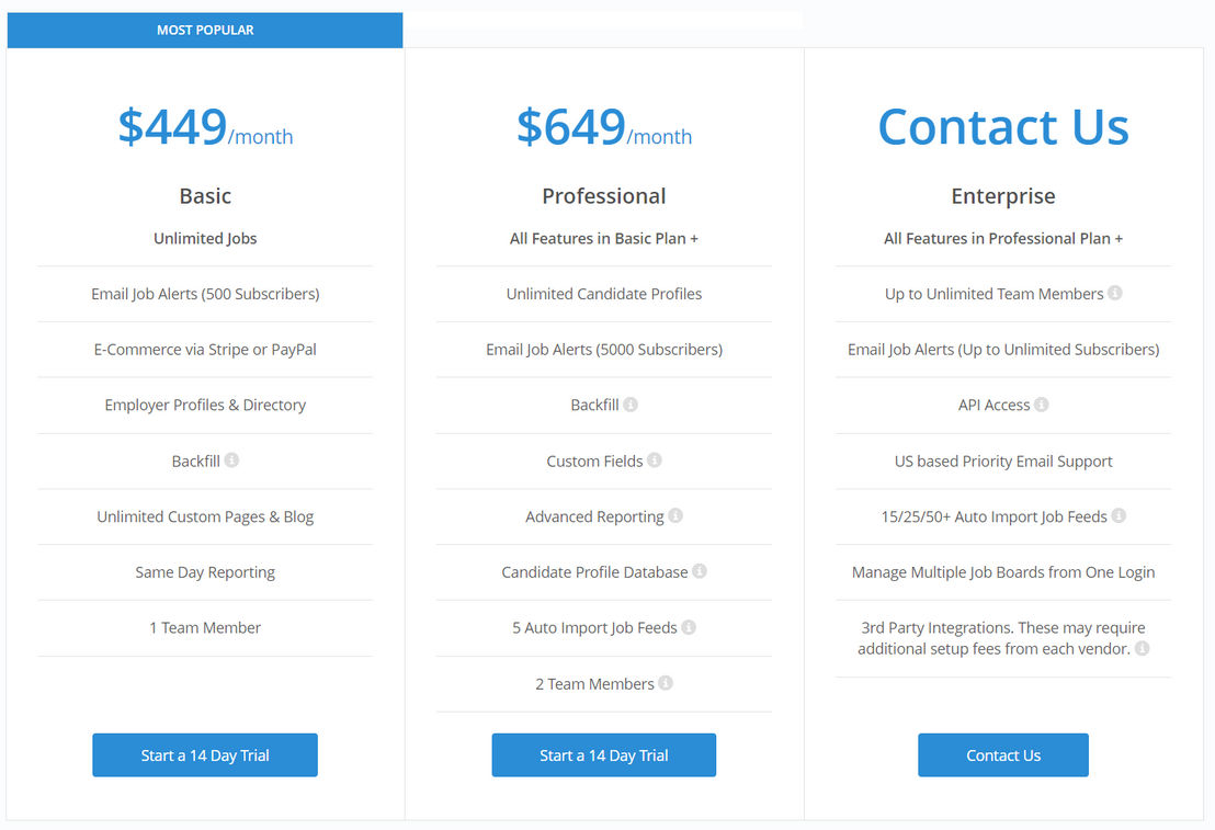JobBoard.io pricing 1
