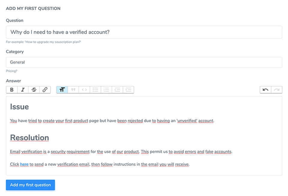 JolieFAQ screenshot 1