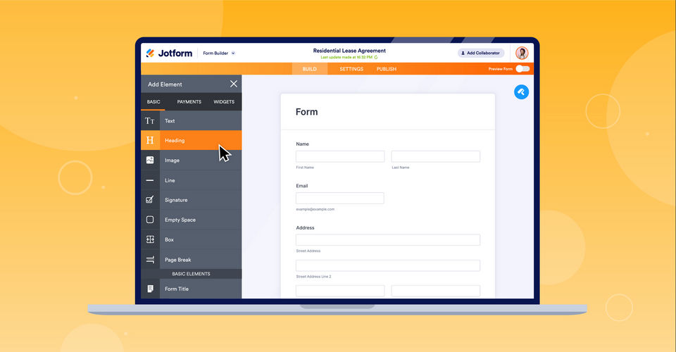 Jotform screenshot 3
