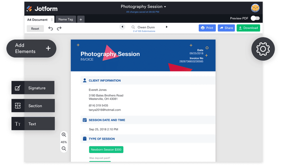 Jotform PDF Editor screenshot 2
