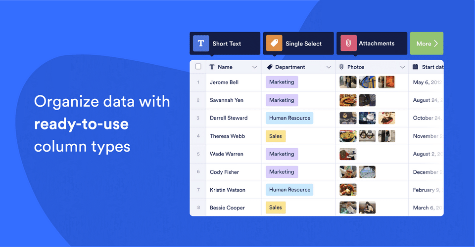 Jotform Tables screenshot 4