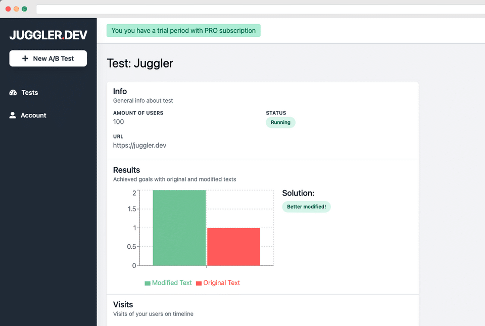 Juggler.dev screenshot 1