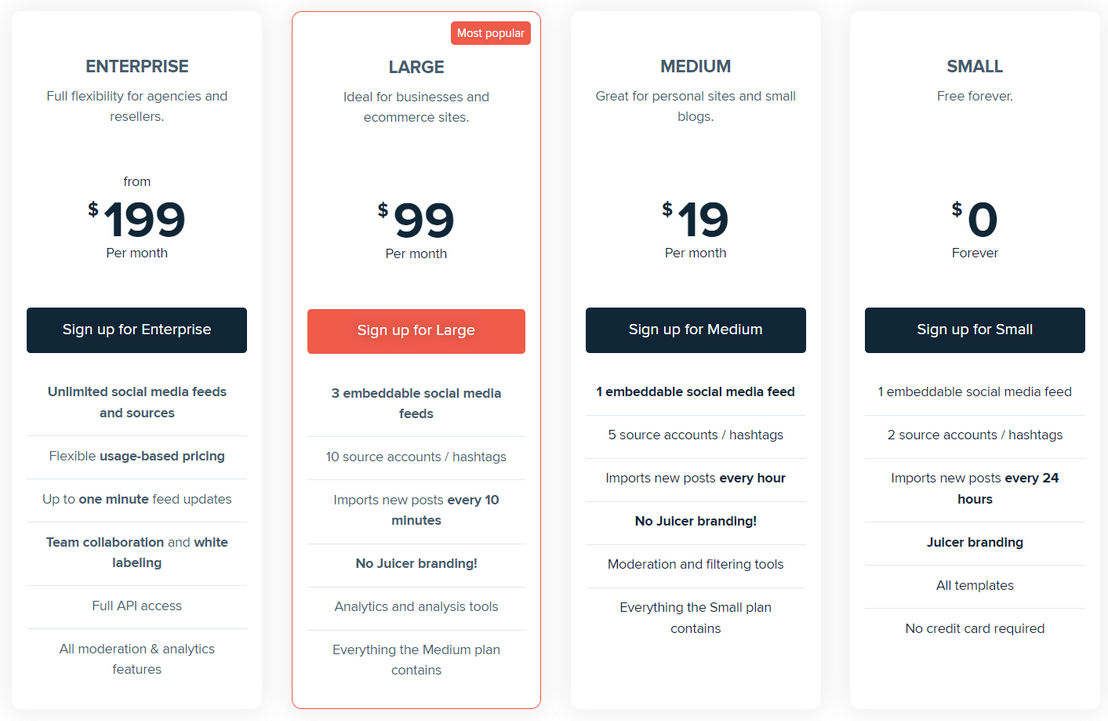 Juicer pricing 1