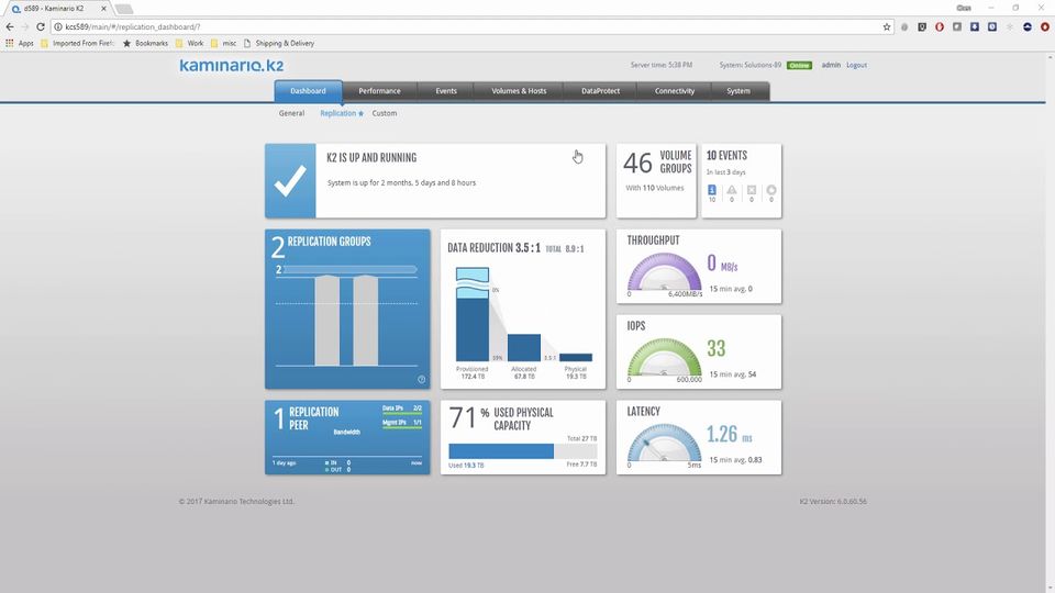 Kaminario screenshot 1