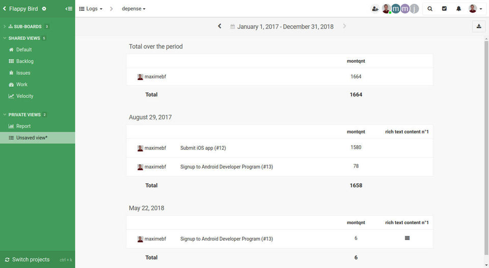 Kantree screenshot 2