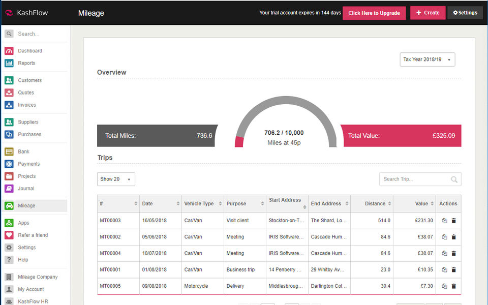Kashflow screenshot 4