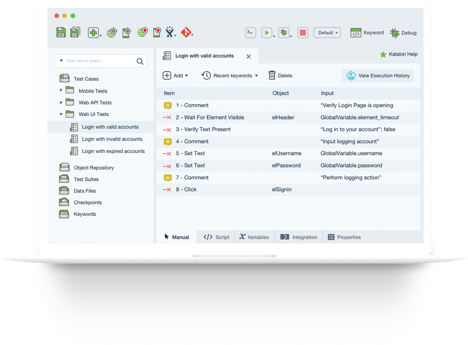 Katalon Studio screenshot 1