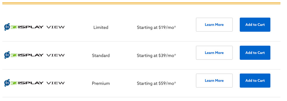 K-Display View pricing 1