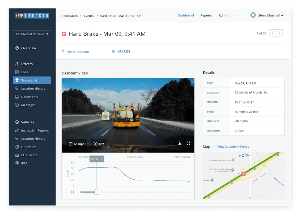 KeepTruckin screenshot
