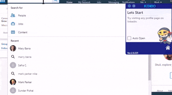 Kendo Email Finder screenshot 1