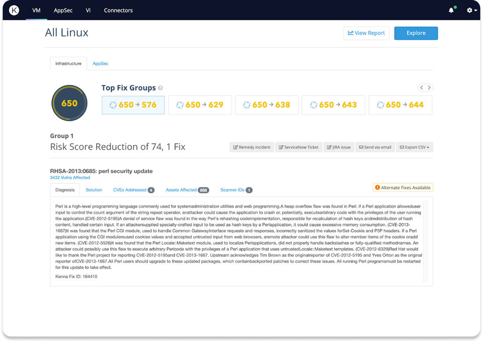 Kenna Security screenshot 4