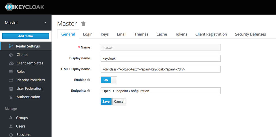 Keycloak screenshot 3