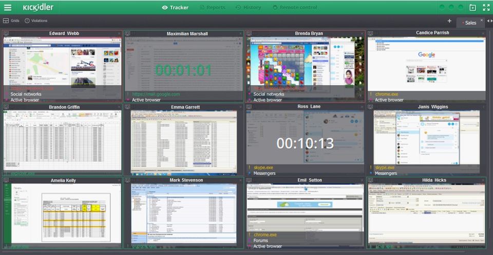 Kickidler screenshot 1